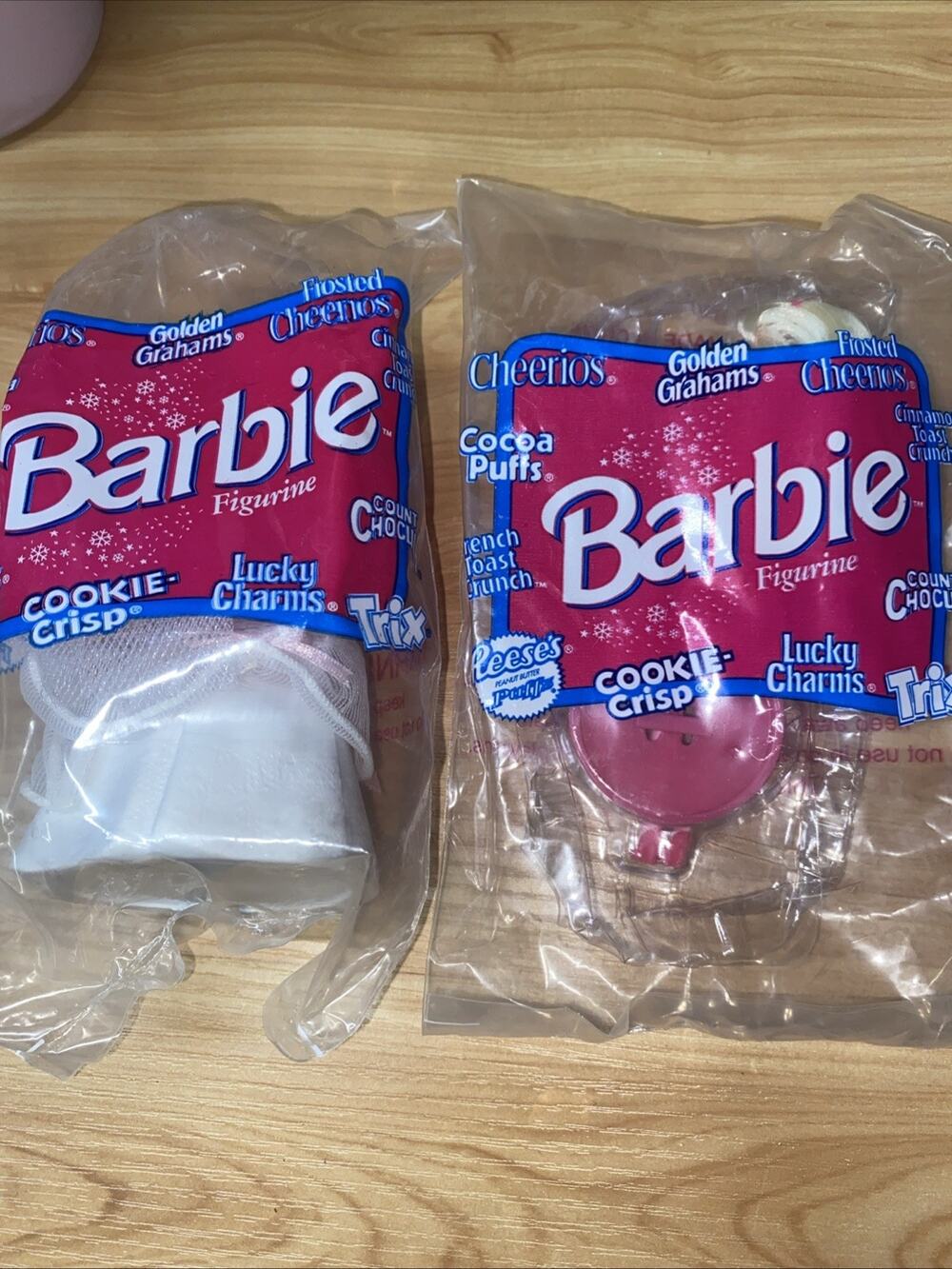 Barbie Figurine 1997 General Mills Cereal Barbie Cereal Box Figures Lot Of 2